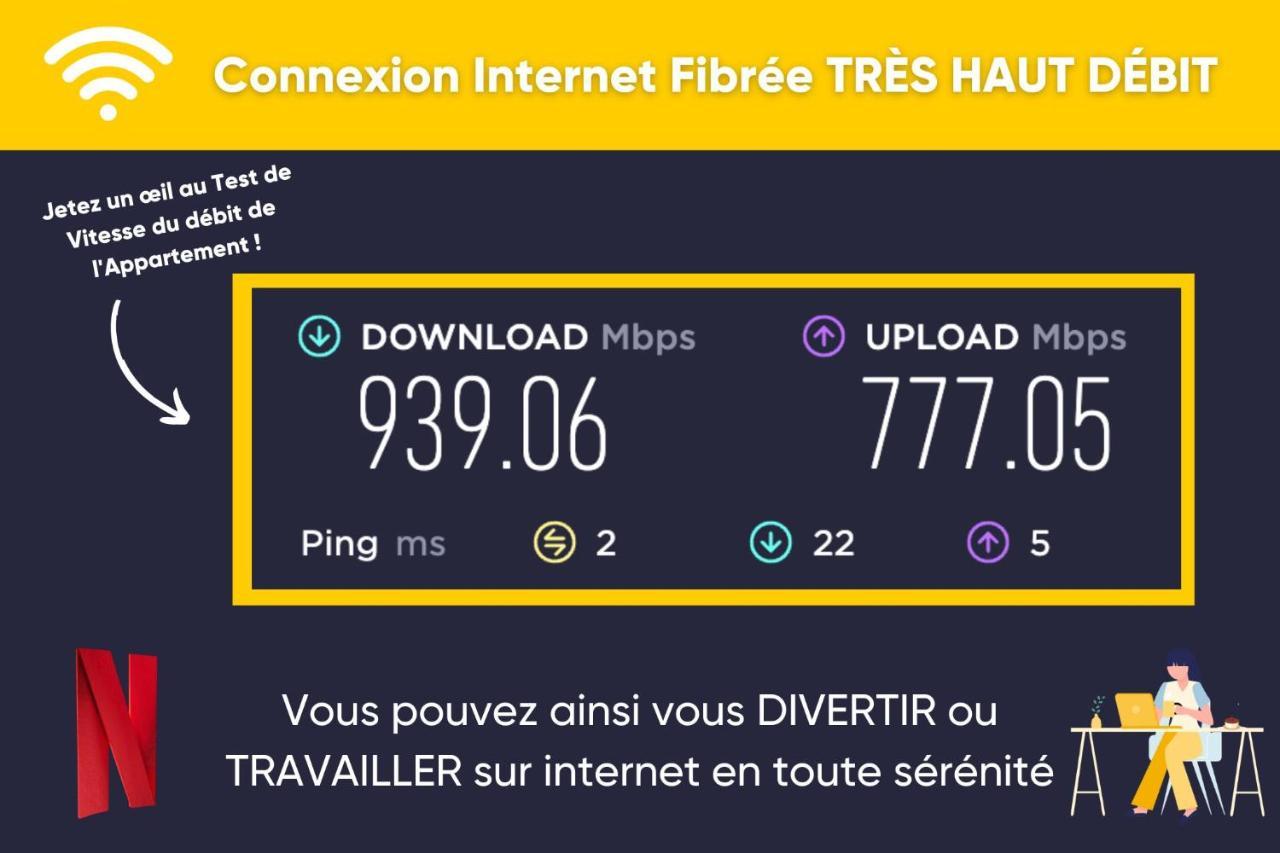 Le Sabot - Netflix/wi-fi Fibre/terasse - 4 Pers Apartment